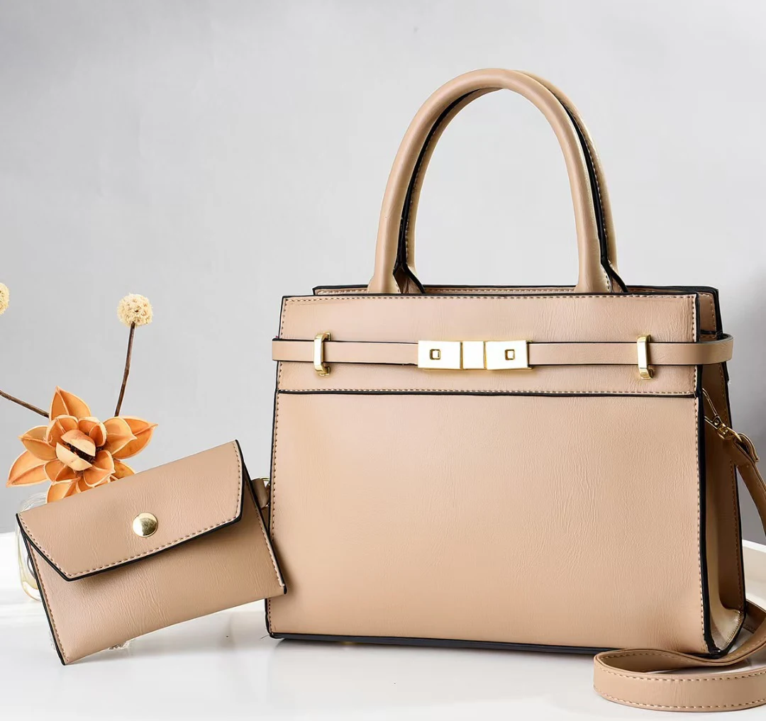 Classic Ladies Tote Handbag For Ladies Shoulder Custom Leather Bags