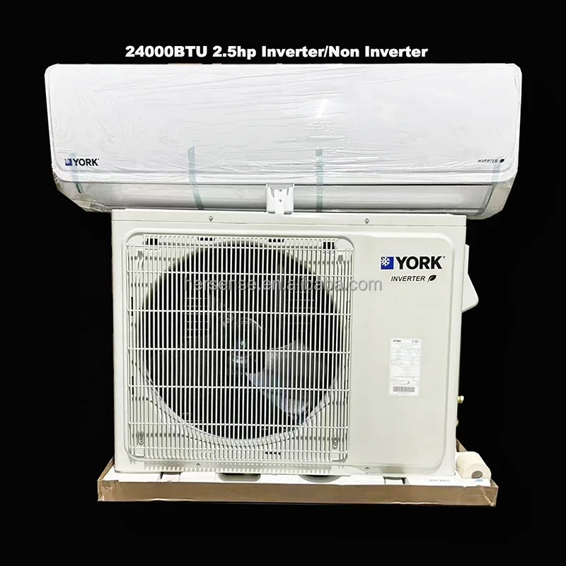Smart WiFi Control BTU 24000 Wall-Mounted Split AC York USA Mexico Philippines Air Conditioners 220v 60Hz 2.5hp