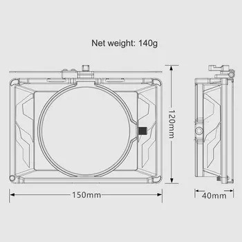 TILTA Tiltaing MB-T15 Four Lens Adapter Rings Camera Mini Matte Box for DSLR Mirrorless Style Cameras detail image