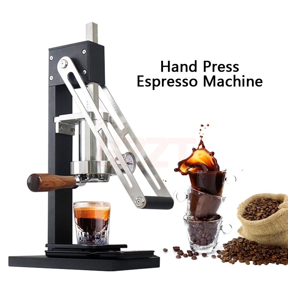 Stainless Steel Hand Press Coffee Machine Commercial Manual