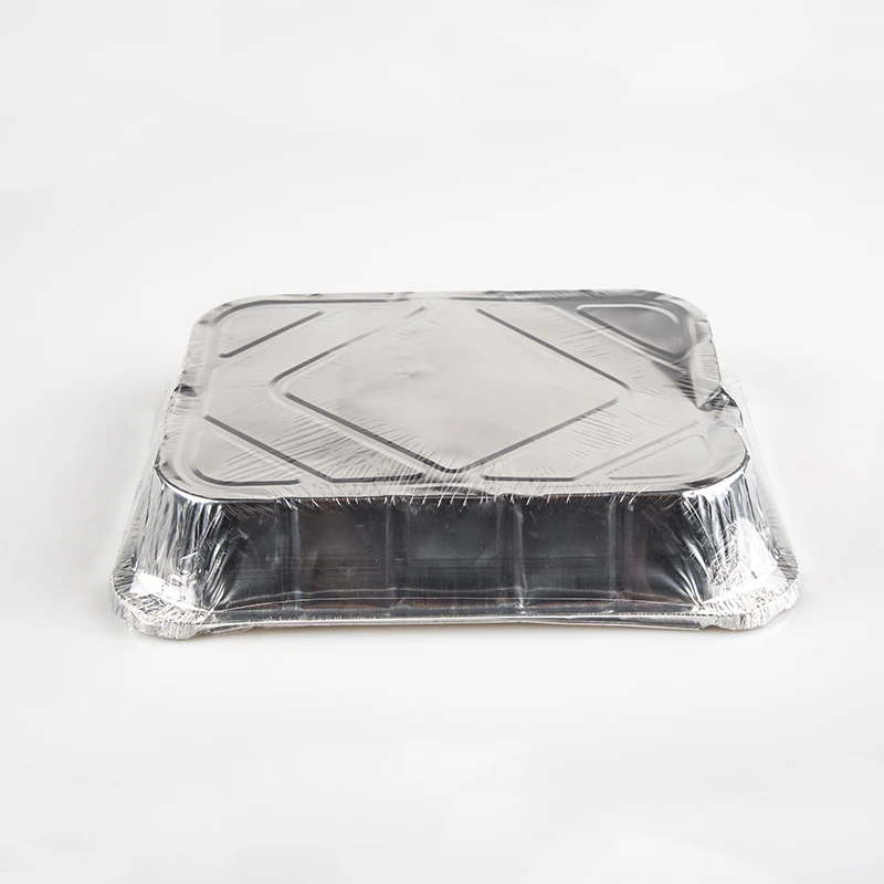 product tia ca62 non toxic harmless 105inch square plate 3000ml new disposable foil container lids-6