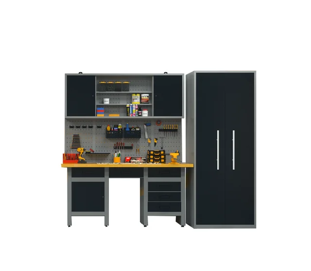 Customized Garage Storage Workshop Free combination Tools Station Metal Sheet Workbench Tool drawer Cabinets