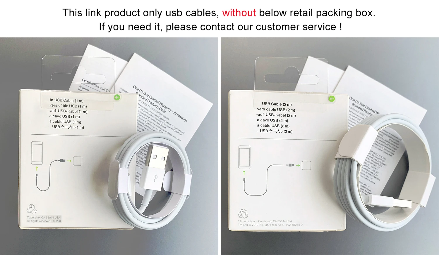 For Iphone Apple Foxconn Cable Phone Charger Charging Usb Data Cable