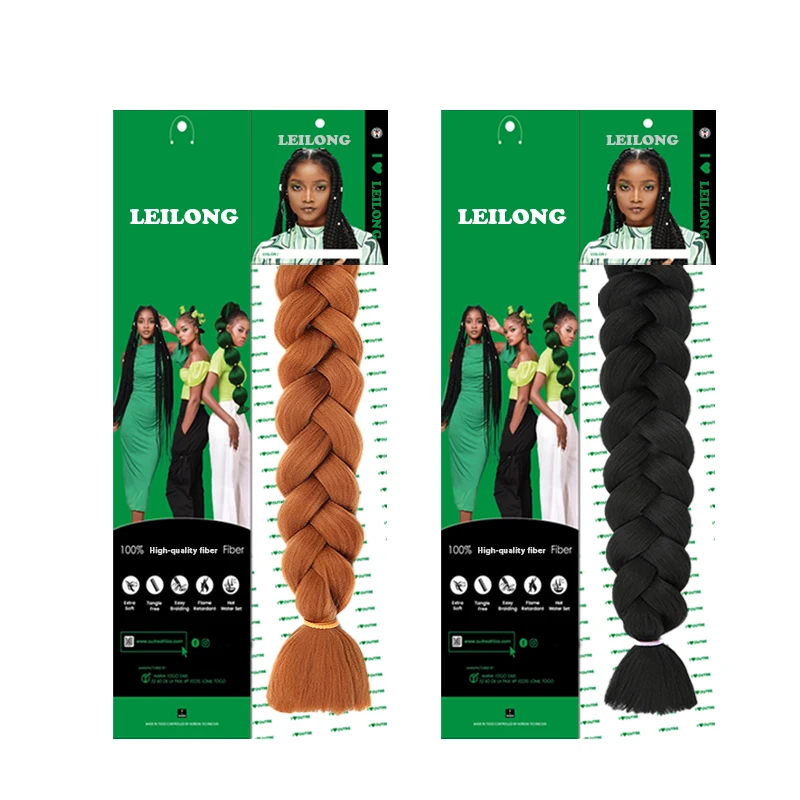 Wholesale Pre Stretched Jumbo Braiding Hair Synthetic Hair Yaki Texture