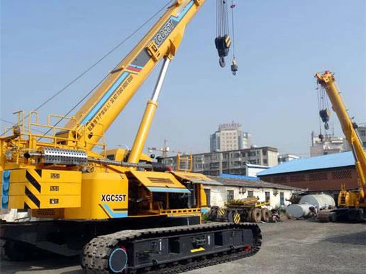 Hoisting Machine 55ton Mobile Crawler Crane Xgc55t With High Quality ...