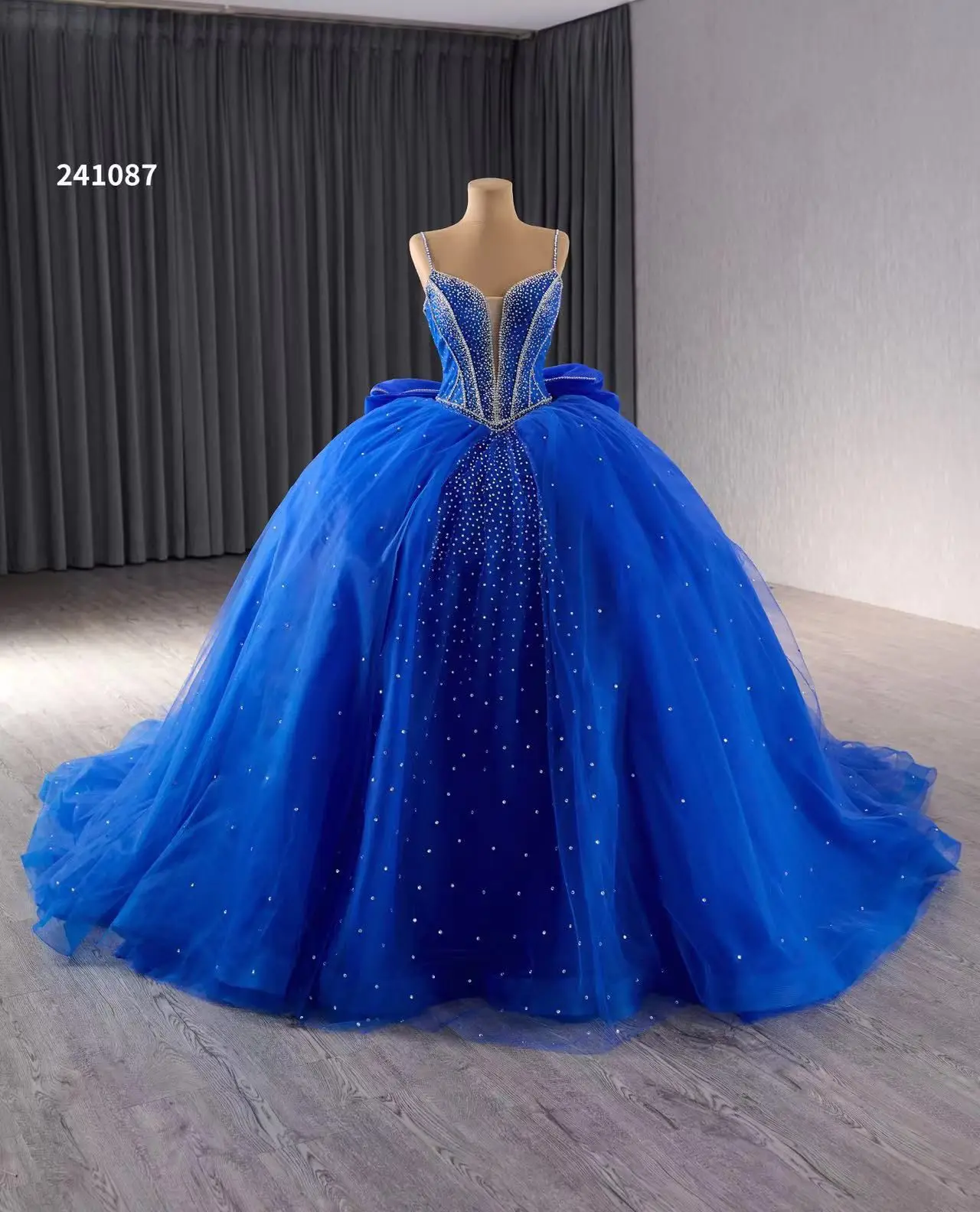 alo dress blue ZAPAKA Women Queen Anne Dusty Blue Mother of the Bride Dress Lace Appliqued  A Line Long Sleeves Wedding Guest Dress