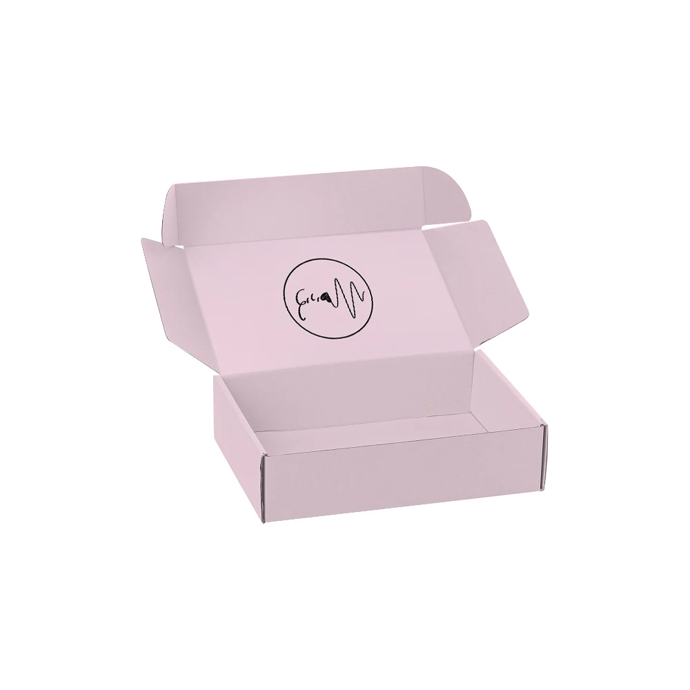 Заводская цена Пользовательский логотип роскошная печатная эко-упаковка гофрированная бумага картонные почтовые ящики бумажная коробка