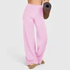 Wide Leg Pants-Pink