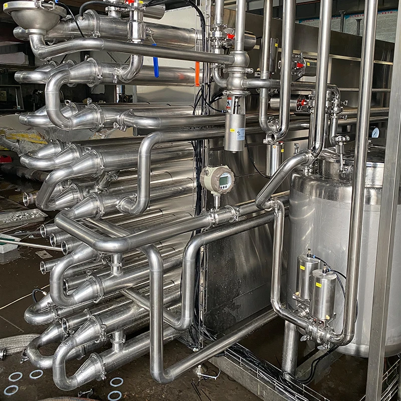 Soy Milk Dairy Products Beers Uht Milk Production Line Uht Milk