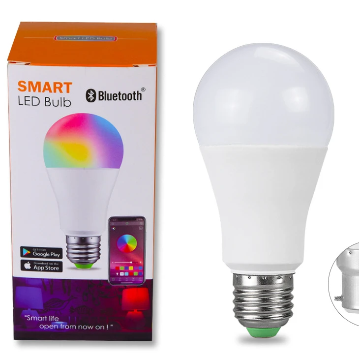 LED RGBW rgbww Bulb 15W Smart Dimmable RGB Remote Control Light E27 B22 16 color Lights RGB Lamp