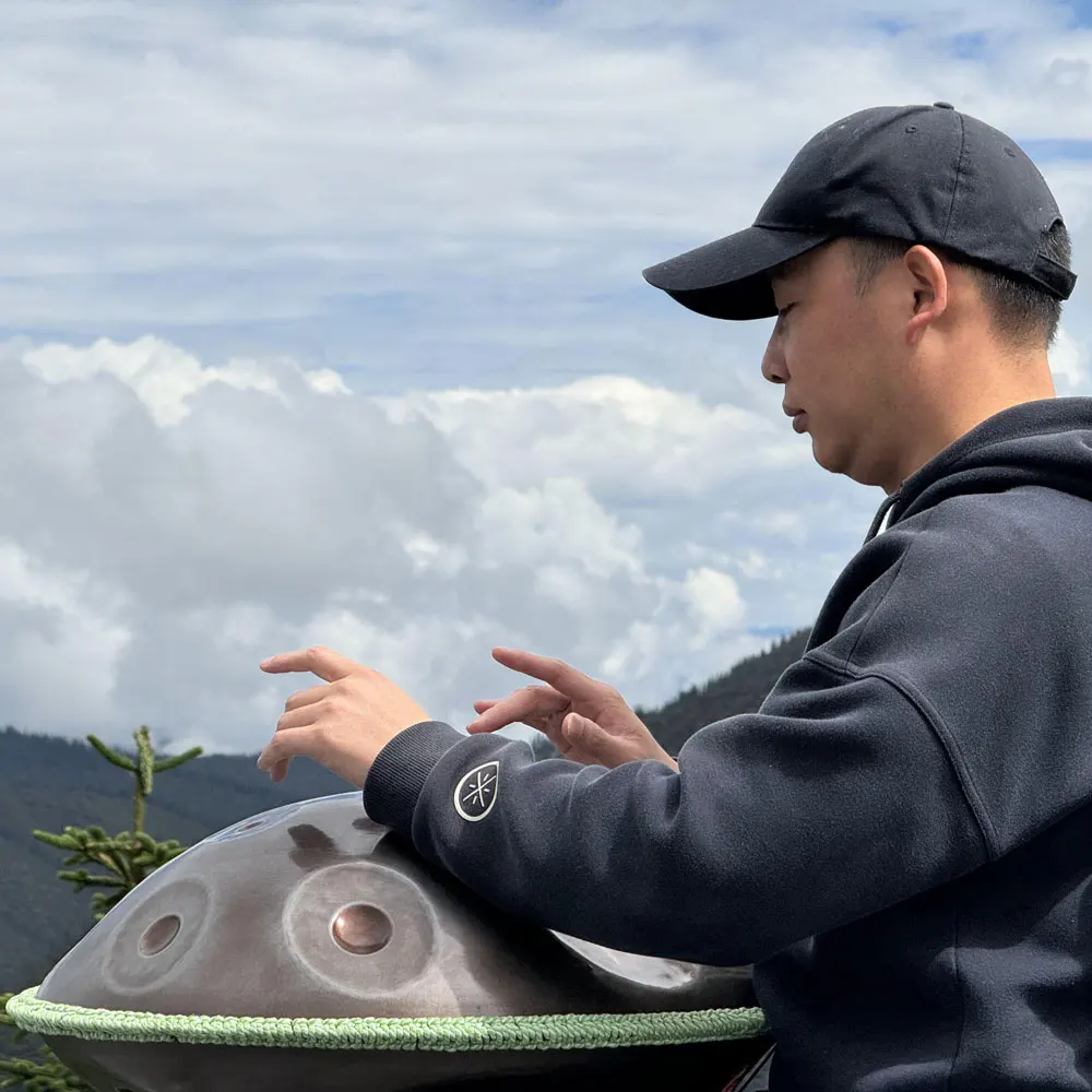 Raysen Master Series 12+6 Notes Handpan D Aegean - 432 Hz