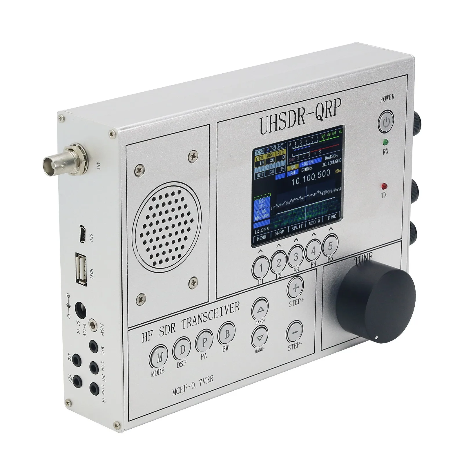 トランシーバー HF SDR QRP TRANSCEIVER MCHF V0.6.3 HF SDRトランシーバー QRPトランシーバーアマチュア