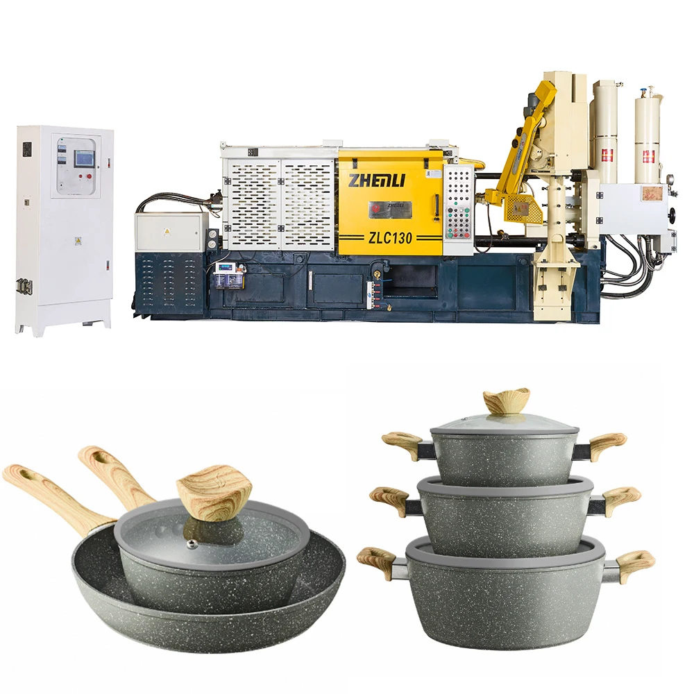 ZhenLi 130T Aluminum Pans Mini Die Casting Machine All Electric Aluminum Injection Machine