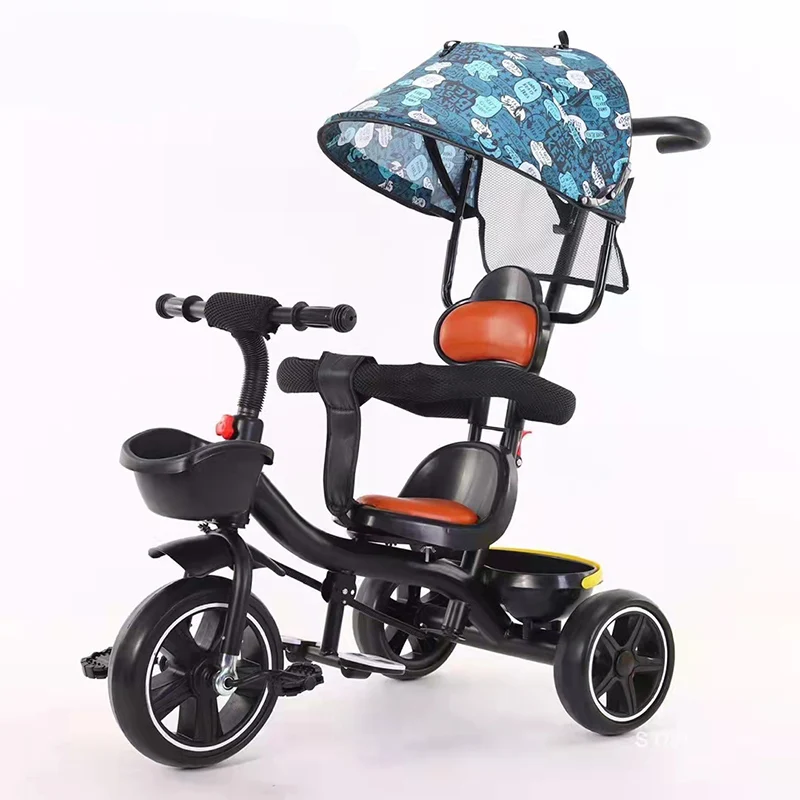 Cheap and Simple Child Tricycle  with Canopy