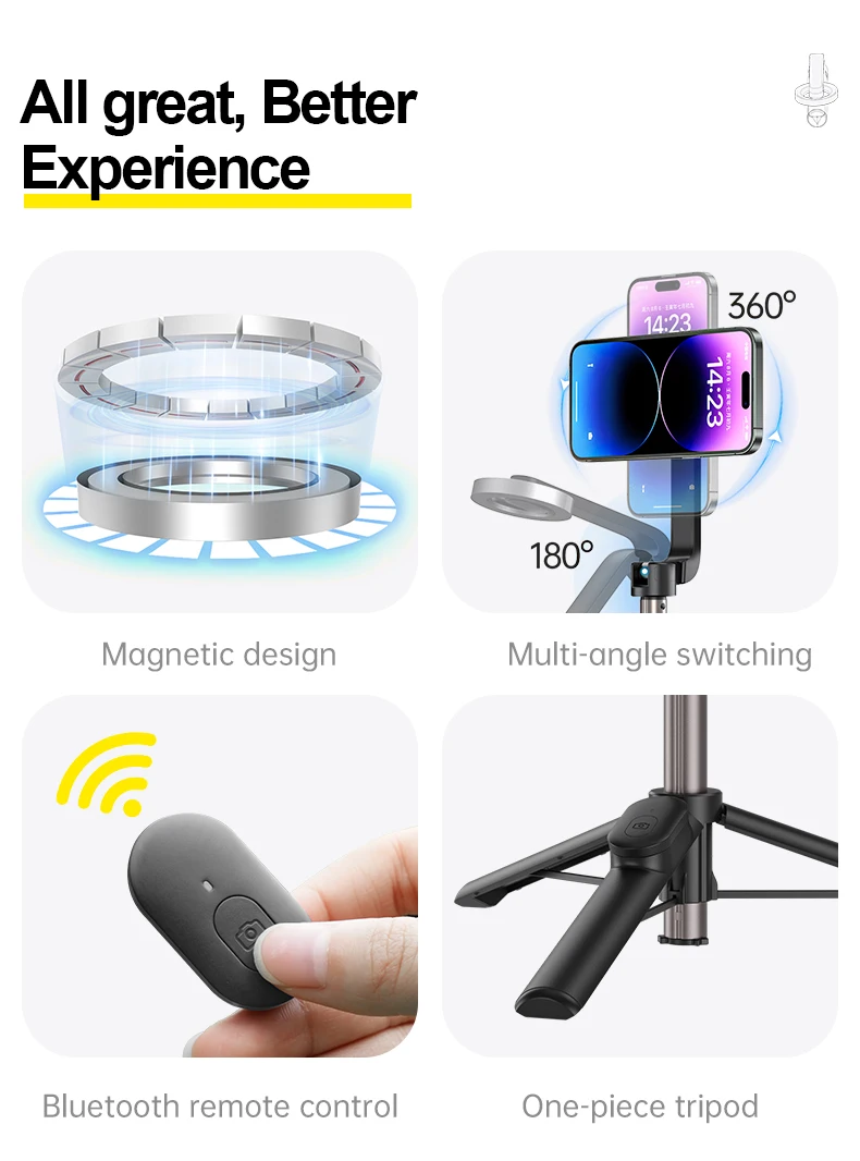 Telesin 2in1 MagSafe Tripod WS-22005