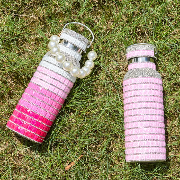 Diamant Cuivre Eau Bouteille 900 ML Design Joint Gratuit Ensemble O