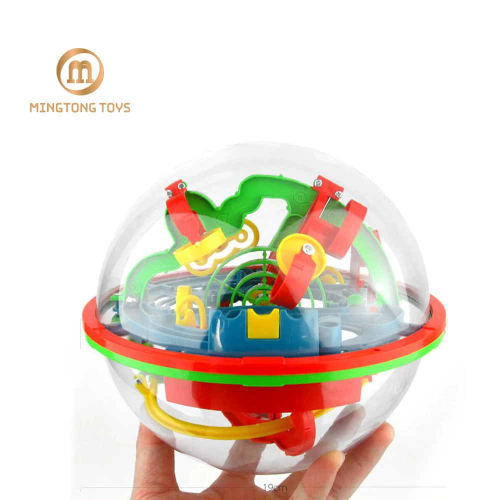 Classic Educational Plastic Toy 3d Colorful Handheld Ball Bearing Maze