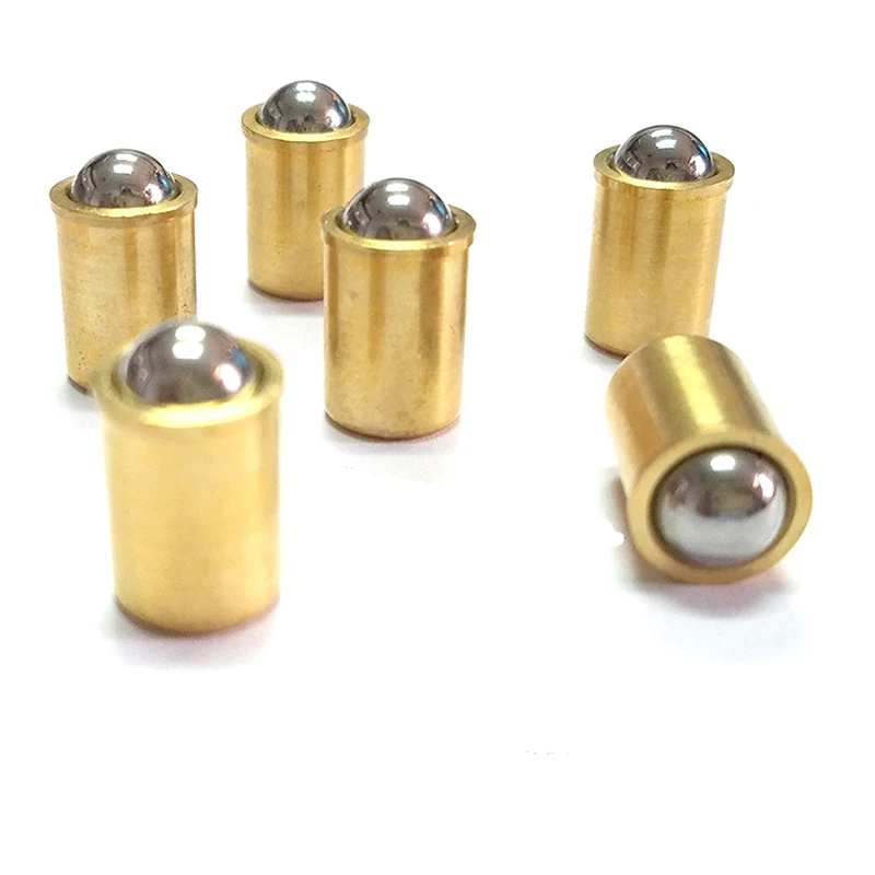 product professional manufacture zpfpbn brass body and steel ball press fit ball spring plungers for coffee machine-41