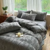 Vertical-striped bow-ash gray
