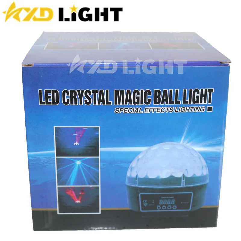 Effect Lighting Crystal Star Disco Ball Led Crystal Magic Ball Light Charging with MP3