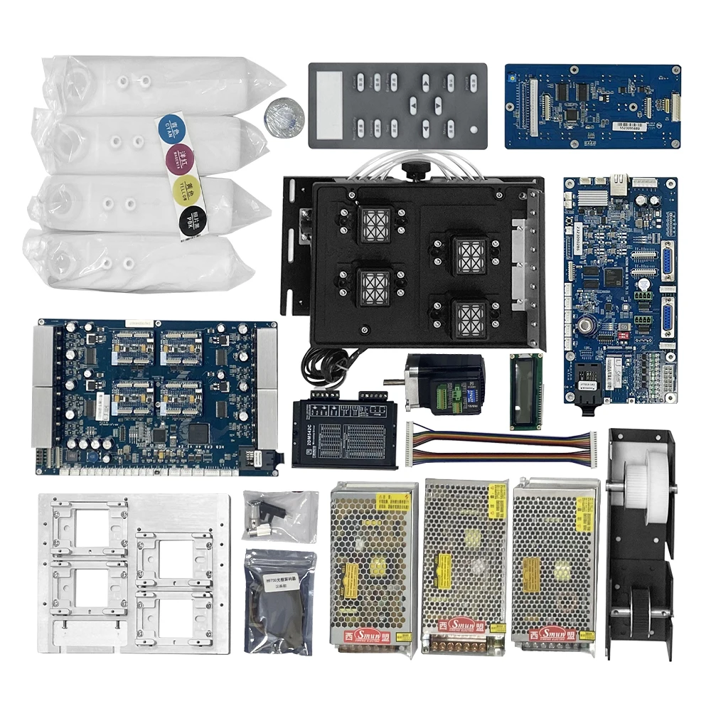 Hoson I3200 Conversion Kit Four Head Upgrade Kit for DTF Printer I3200 Printhead Complete Convert Set