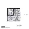 sciarpa bandana con motivo oceanico blu e bianco-GRJ3205S