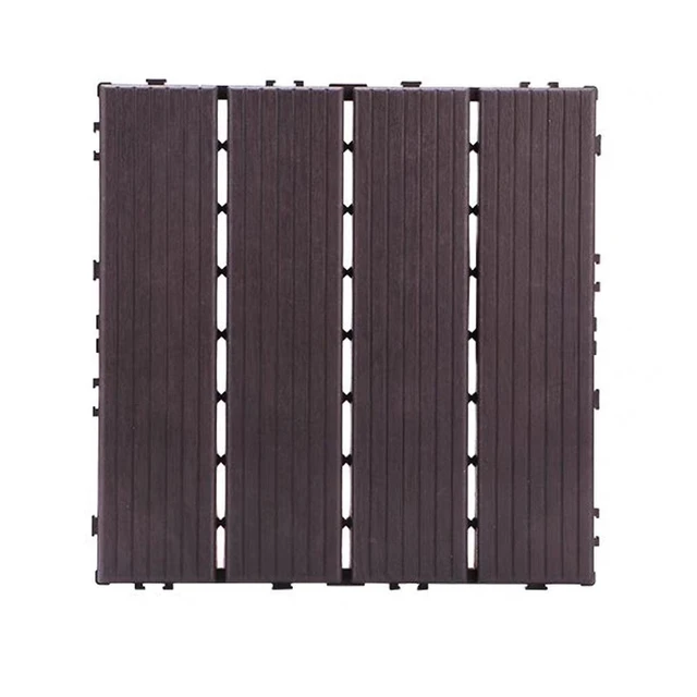 High standard production outdoor wood recycled plastic solid composite wpc decking co-extrusion flooring garden floor deck