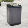 Funda de plástico marrón de 10 kg.