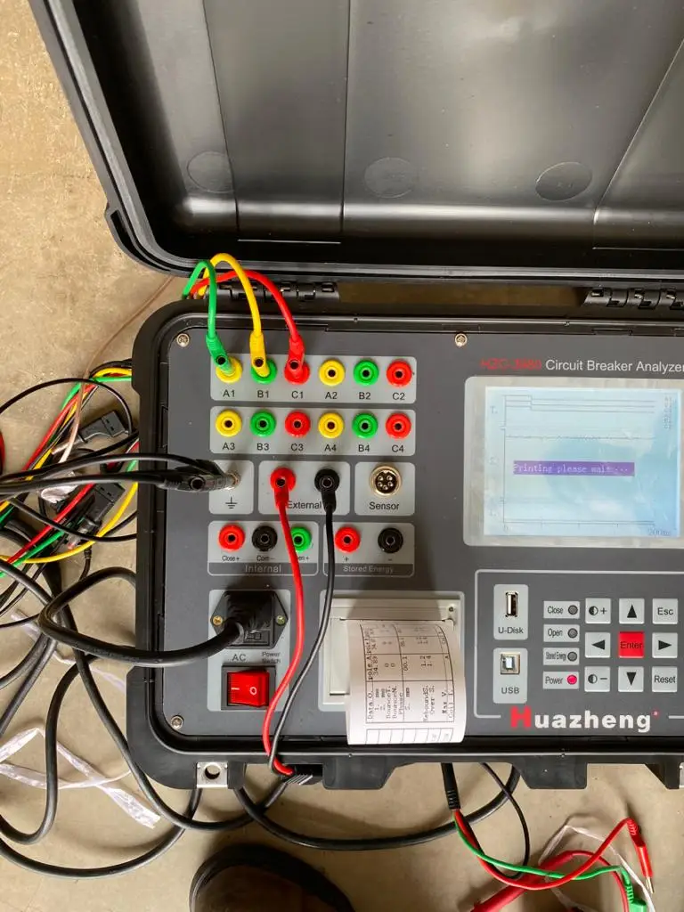 Electrical Circuit Breaker Analyzer/timing Test/hv Ac Switches Tester
