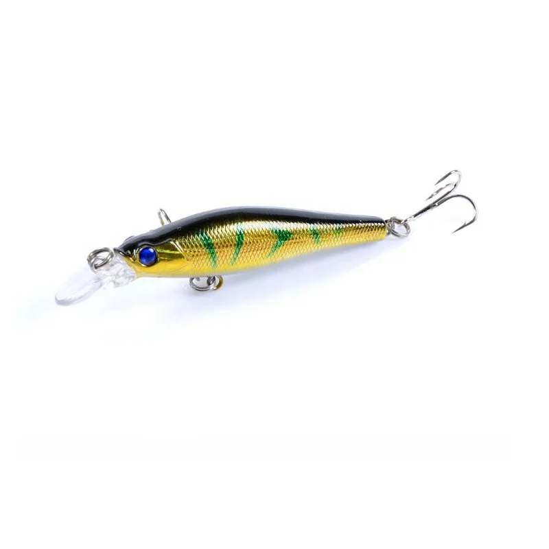 Pikes/Trout/Walleye/Redfish Tackle with 3D Eyes Strong Treble Hooks Life-Like Swimbait Bass Crankbait Hard Minnow Fishing Lures