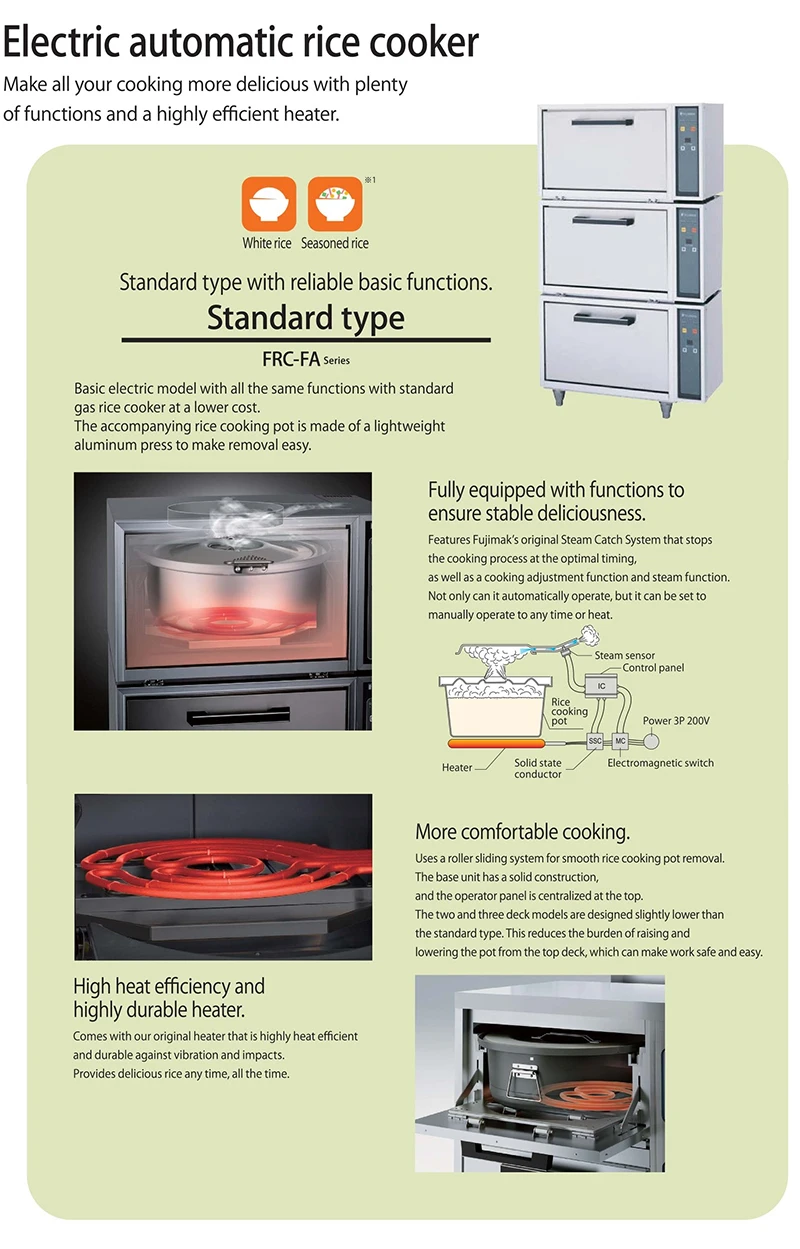 Fujimak Frc162fa Standing Type Electric Automatic Rice Cooker Buy