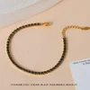 Swarovski gold-black zirconium c0037g-30-2