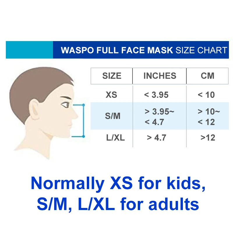 Swimming Pool Outdoor Snorkeling Kids Diving Snorkel Full Face Mask