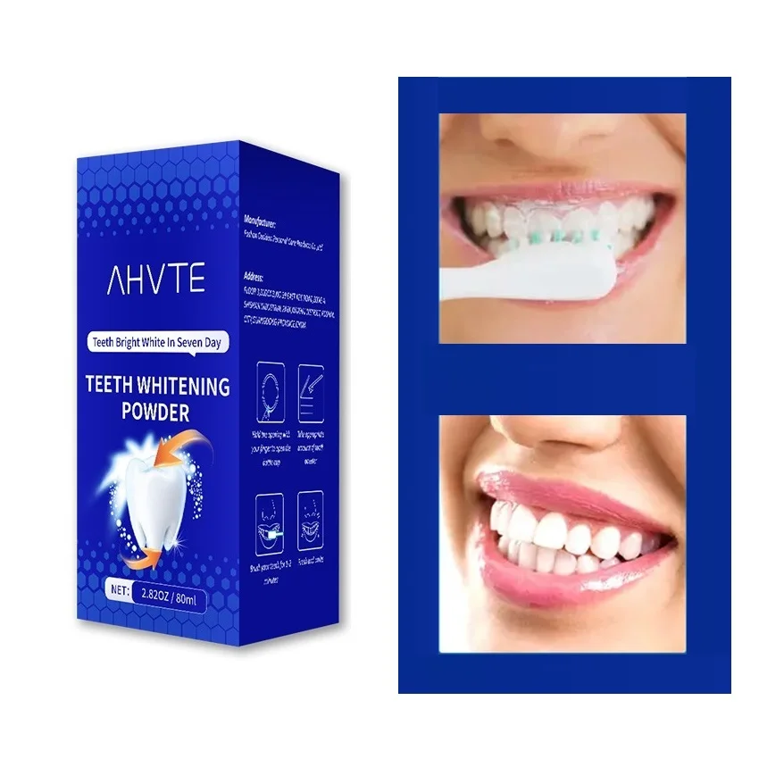 Factory Directly Sale Natural Ingredient Effective White for Oral Cleaning Teeth Whitening Powder