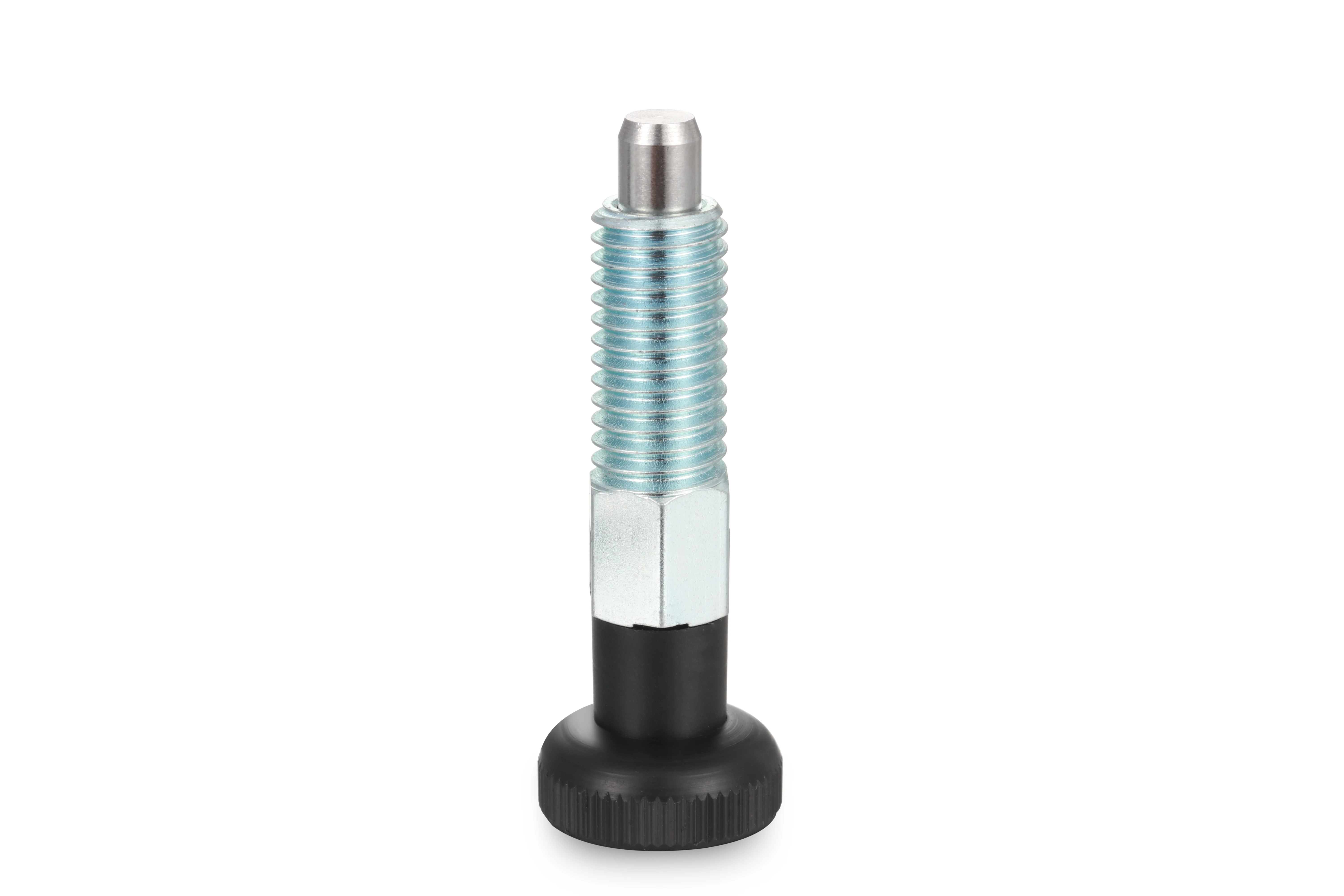 product good quality plastic round hand knob retractable spring plunger with locking rest position-61