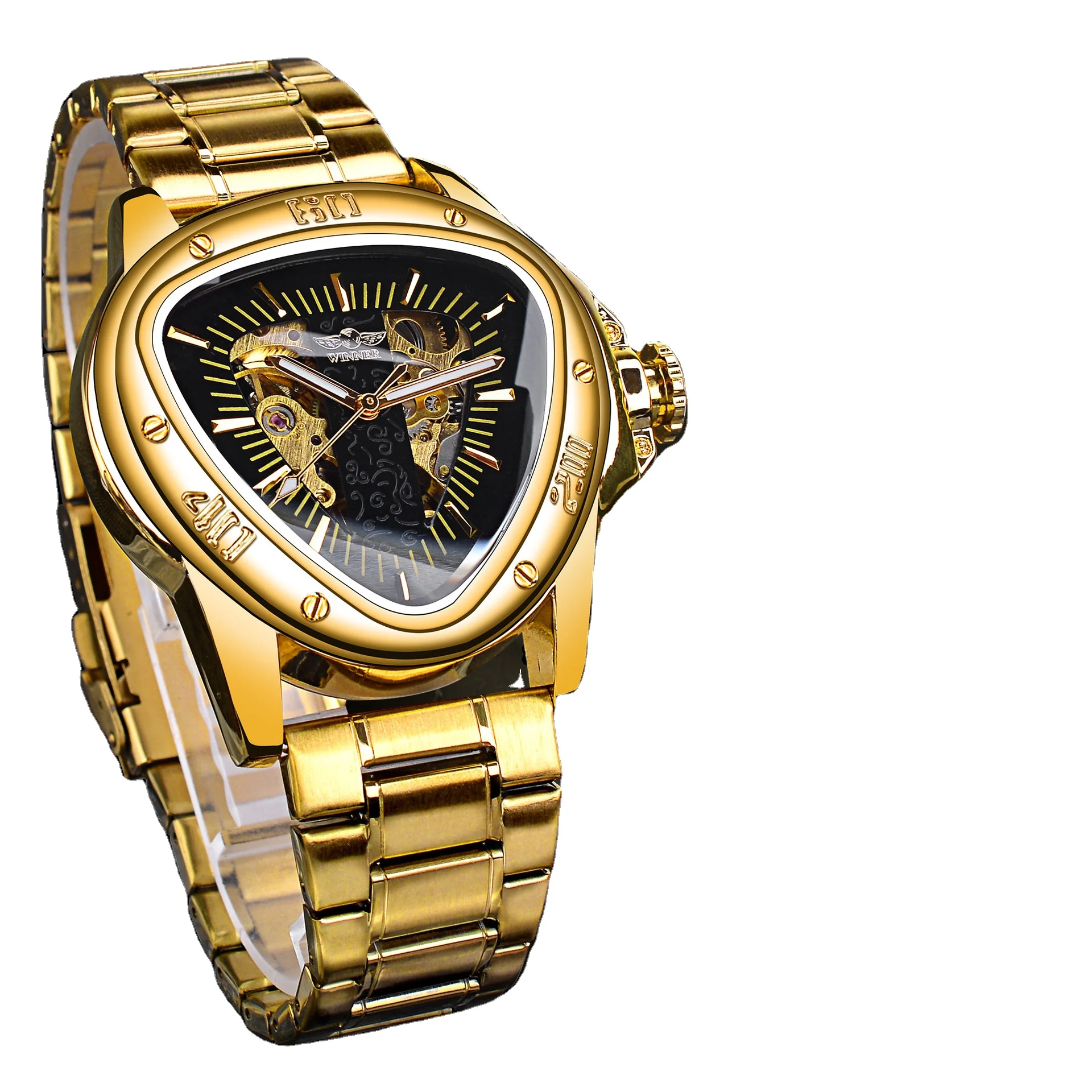 Wholesale New Winner Style Fashion Casual Hollow Triangle Automatic  Mechanical Watch For Men - Buy Pocket Watch Mechanical,Mechanical Watches  For Men,Mens Mechanical Watches Automatic Product on Alibaba.com