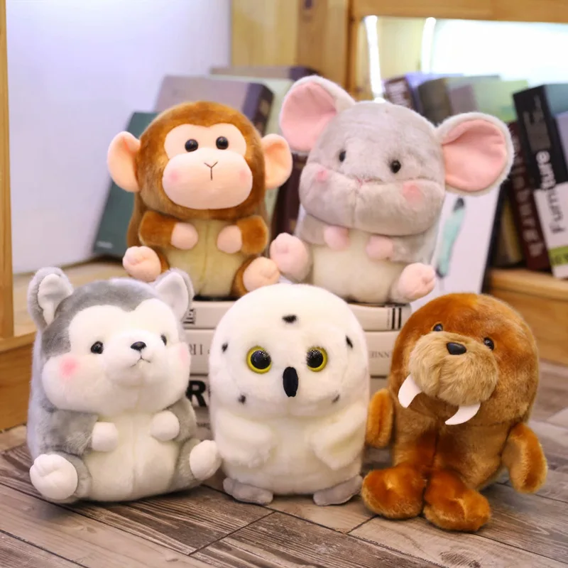 CustomPlushMaker: Wholesale Cute Animal Plush Toy Keychains, Grab Machine Dolls, Backpack Pendants, Throwing Toys：Cute Ball Pet Animal Plush Toy