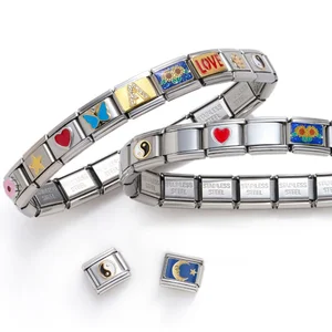 Wholesale Hot Selling Italian Charm Bracelet Making Accessory Parts Bracelet Making Accessories Charms Para Brazaletes Italianos