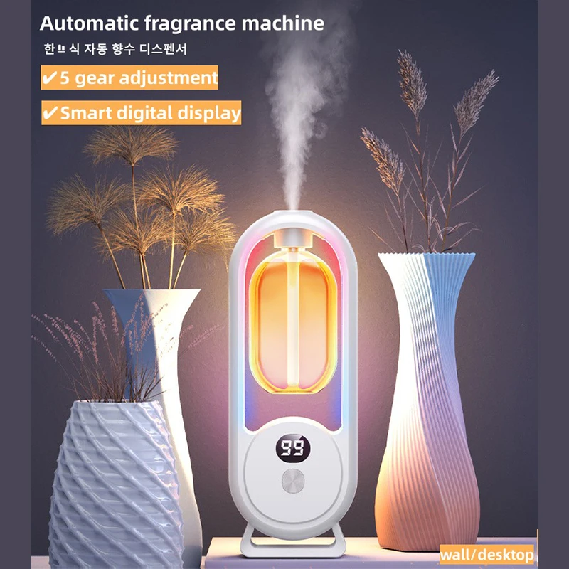 Factory Price Home Essential Oil Aromatherapy Fragrance Rechargeable Digital Display Smart Air