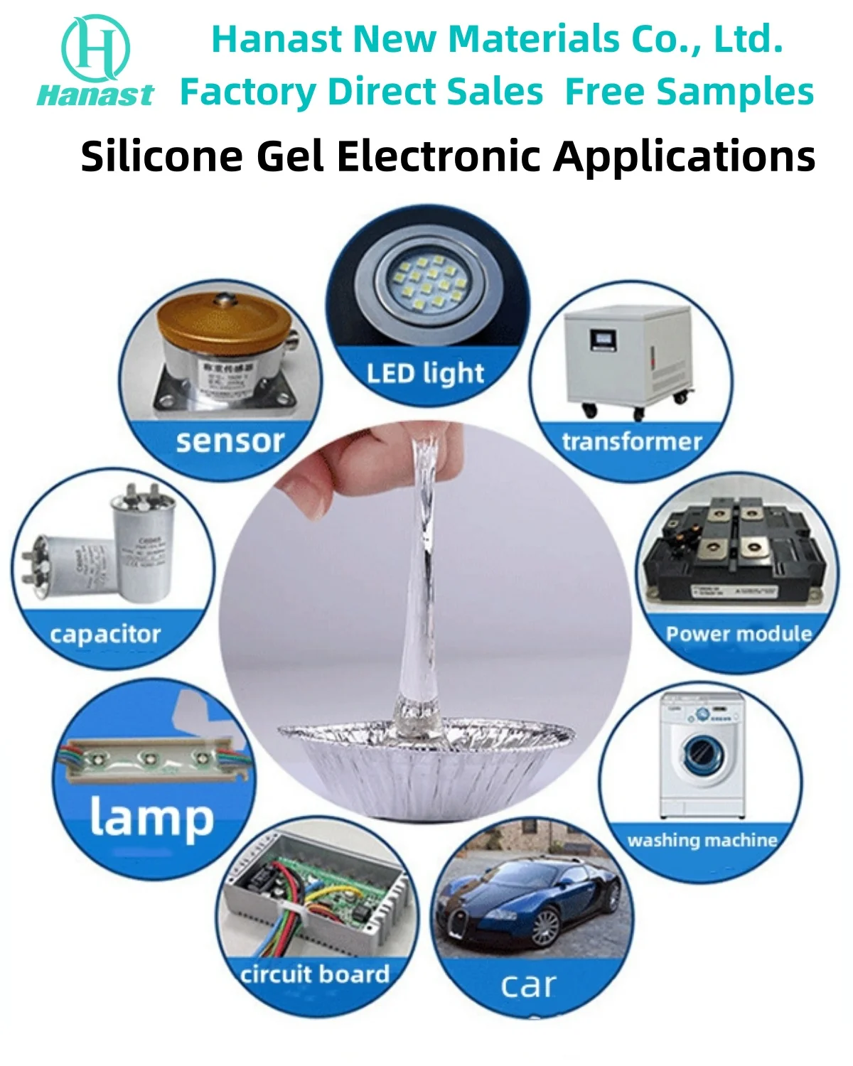 Silicone Electrical Waterproofing Gel Softness Silicone Gel Liquid ...