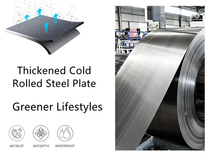 Glastür-Küchen-Aluminium-Stahl-Sideboard-Aufbewahrungsschrank mit Beinen 5