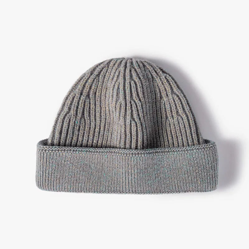 DLL428 Unisex Crochet Knitted Beanie Hat Custom Logo Winter