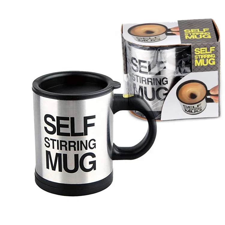 400ml Mugs Automatic Electric Lazy Self Stirring Mug Cup Coffee Milk Mixing Mug Smart Stainless Steel Juice Mix Cup Drinkware
