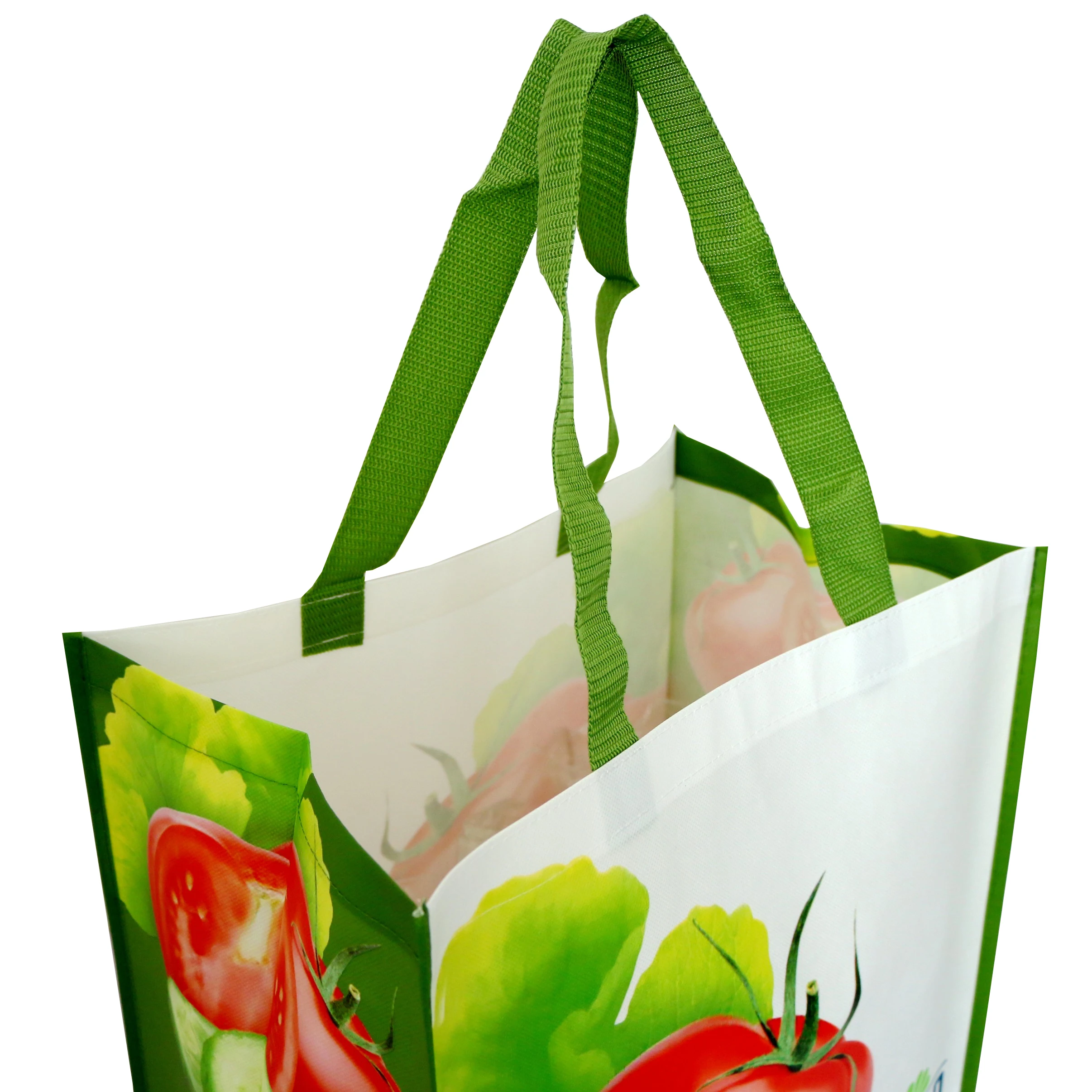 Metro supermercado-bolsas de mano reutilizables, recicladas