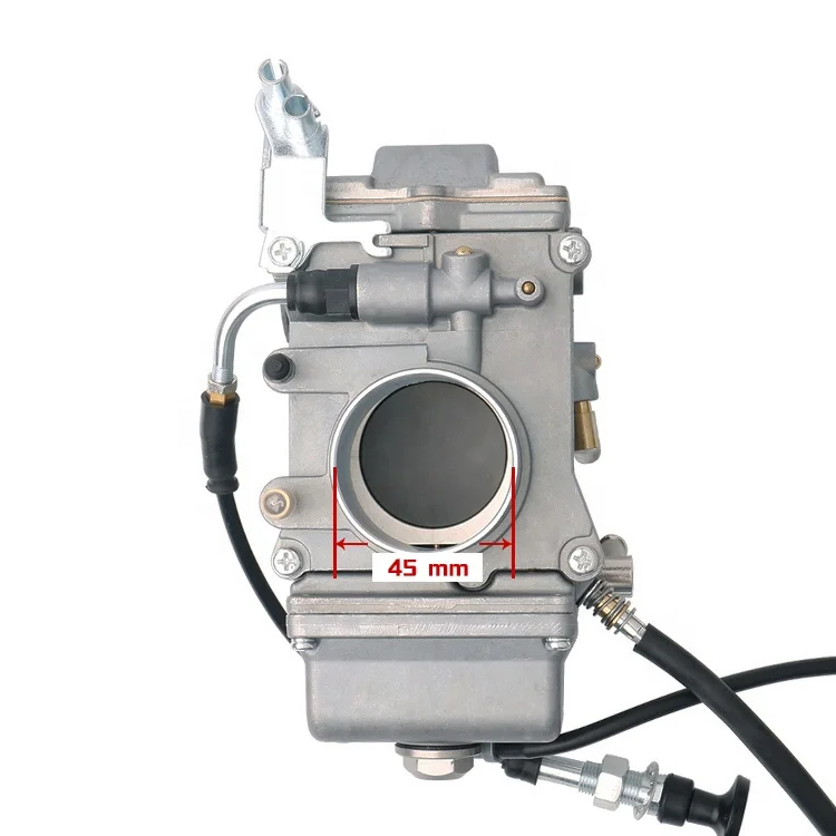 Polished Carburetor For Mikuni HSR42 HSR 42mm Harley Davidson EVO Twin Cam TM42 - Foto 9