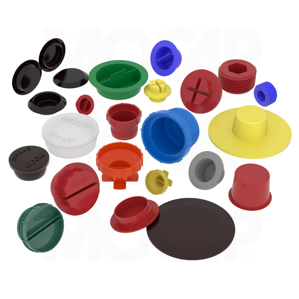 Lot De 8 Bouchons De Protection Pour Tuyaux Hydrauliques - Anti-poussière Et Durable - Couleurs Assorties - 11