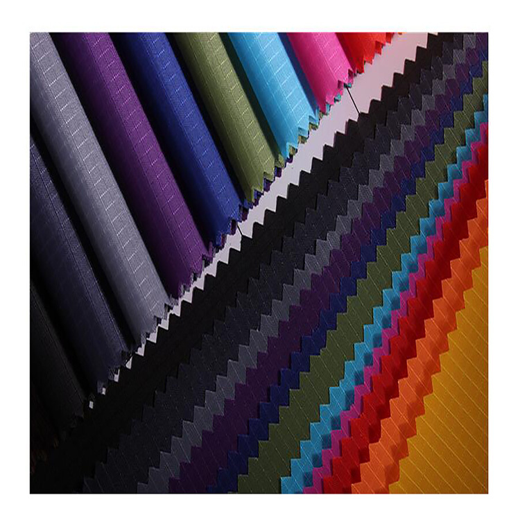 
380T Waterproof Nylon Ripstop Taffeta Fabric 36GSM Nylon Ripstop Waterproof Fabric 