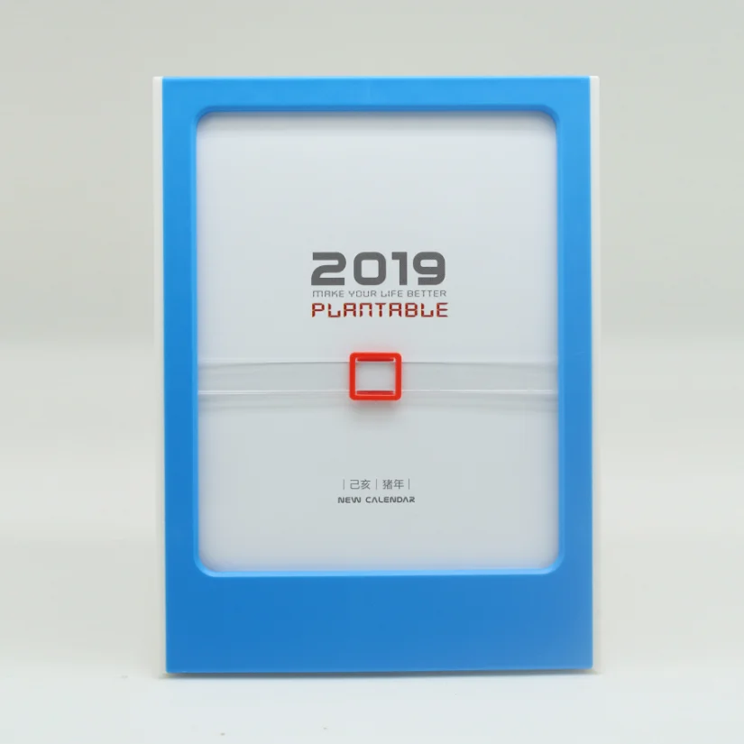 Custom Clear Acrylic Desk Calendar Display Stand with Date Marker Customize Acrylic Desktop Calendar Holder