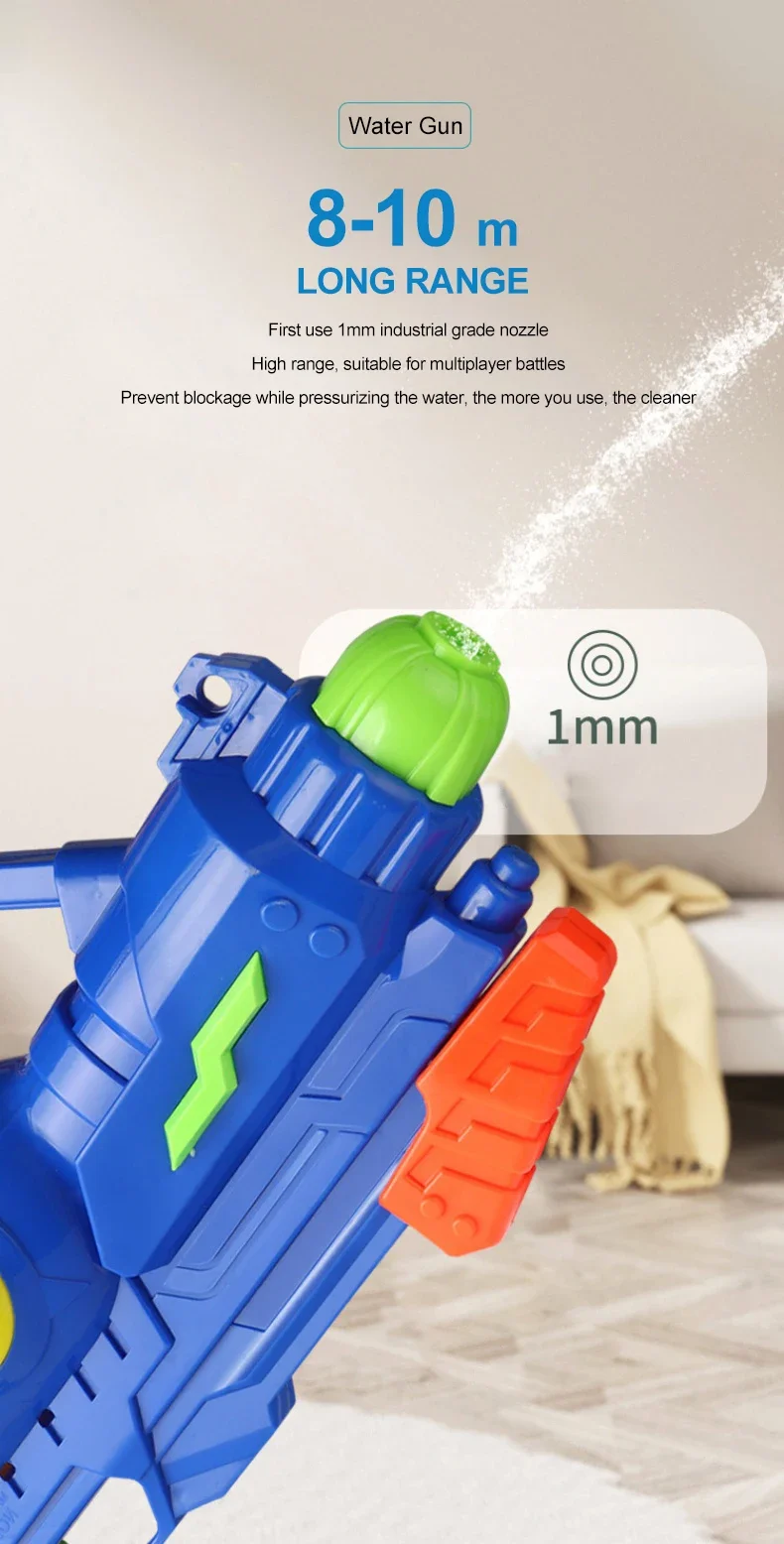 Lower Price Summer Classic Water Gun Toys Plastic Squirt Water Gun