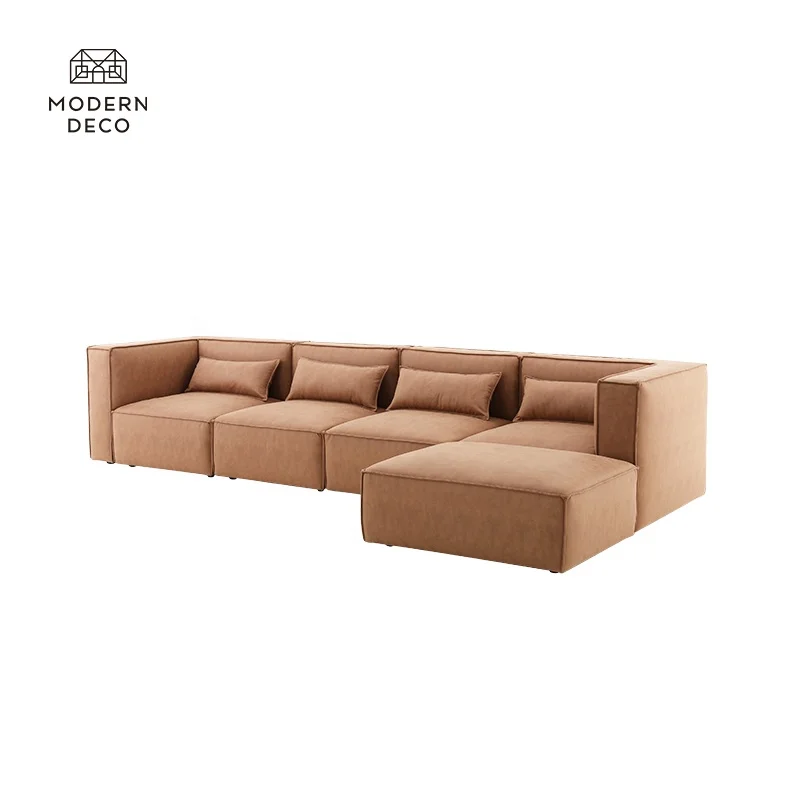 Kumaş Modüler Sofa Seksiyonel Kanape Seti Modern Modülebilir Modulare Kanape Modulaire Açılan Bank Tasarım Oturma Odası Mobilya